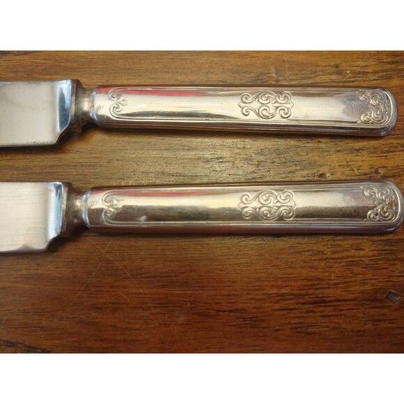 Warranted Nickel Plate bread and butter Knives set of 6 - Picture 2 of 9